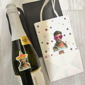 Custom Face Sticker Sheet Party Favor Sticker Custom Sticker Pack Birthday Bachelorette Wedding Graduation Photo Custom Cutout Party-Sticker