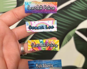 Naamlabels Naamstickers voor kinderen Etiketten voor schoolbenodigdheden Stickers Etiketten voor schoolbenodigdheden aangepaste naamsticker Naamlabels aangepast: