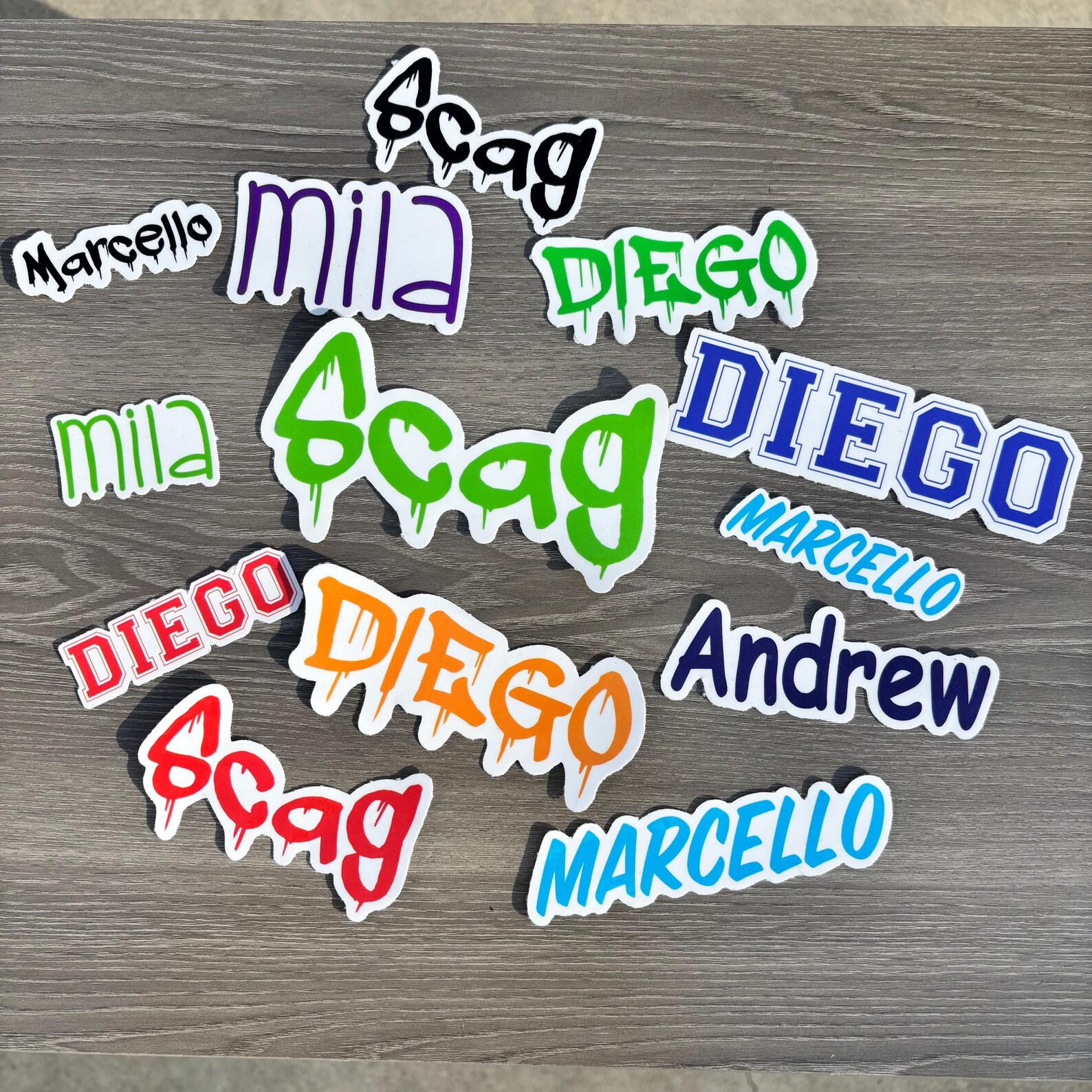 Giant Waterproof Sticker Name Label Sticker for Water Bottle Custom ...