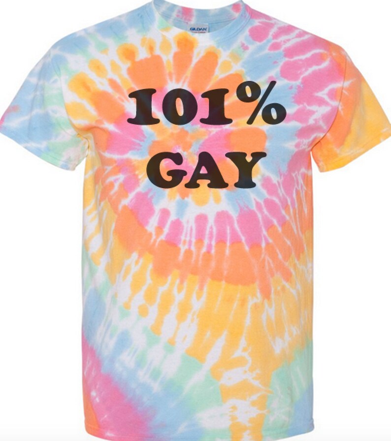 101 Gay Tie Dye 90s Shirt Vintage Tie Dye Gay Pride Etsy UK