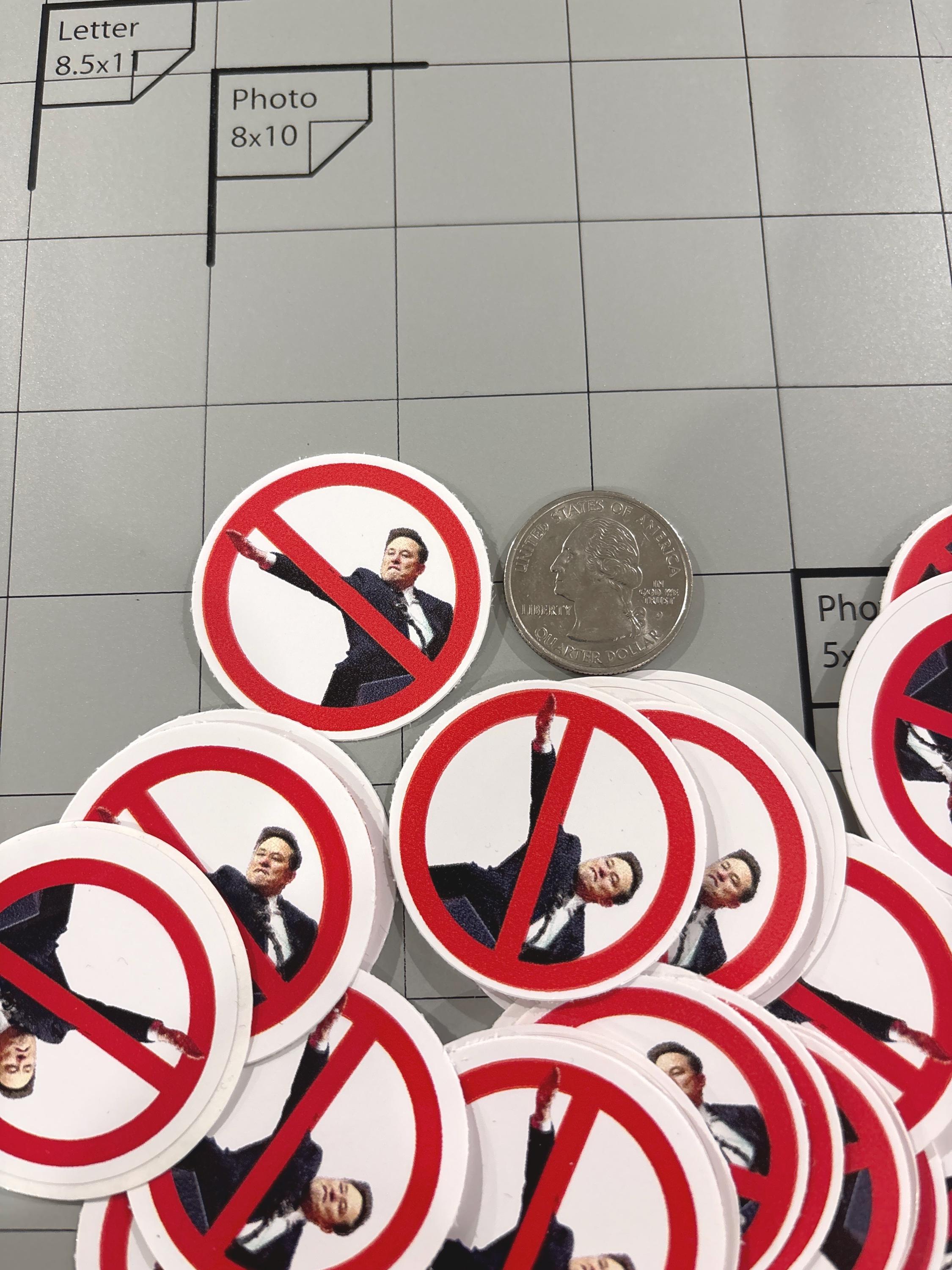 No Elon 50 Pc Anti Elon Musk Sticker Pack F*ck Elon Sticker Pack Anti Trump ...