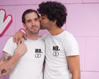 Gay Wedding - Gay Engagement shirts - Gay Wedding Ideas - Gay Boyfriends shirt - Gay Couple shirt - Gay Marriage shirt - Gay wedding gift