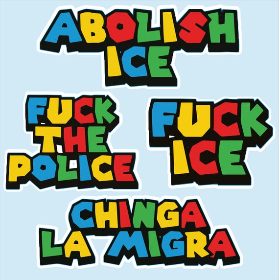 White Rose Resistance Stickers 5 PACK LOT ** WORLDWIDE SHIPPING ** 3x5 inches eB