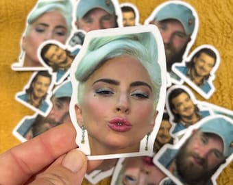 Adesivo personalizzato con coriandoli per il viso, adesivi personalizzati con foto ritagliata, adesivi per feste, adesivi per matrimoni, adesivi per addio al nubilato con coriandoli, adesivi per addio al nubilato, adesivo per il viso