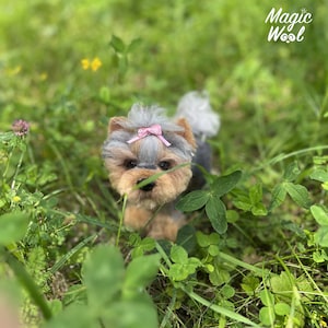 Handcrafted Felted Yorkshire Terrier