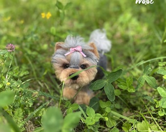 Handcrafted Felted Yorkshire Terrier