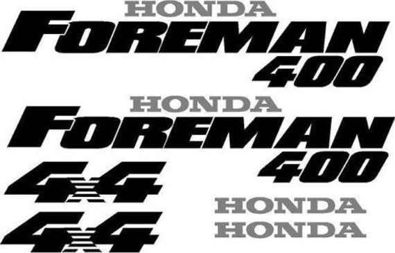 Set of 1995 Honda Fourtrax Decals Gas Tank Fenders 300 ATC HRC 8