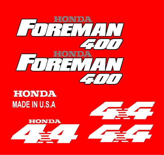 Set of 1995 Honda Fourtrax Decals Gas Tank Fenders 300 ATC HRC 8