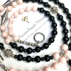 Necklace, mala necklace, beaded necklace, long necklace with pendant, tassel necklace, necklace, gift, pearl necklace, Bohemian, unique piece, gift