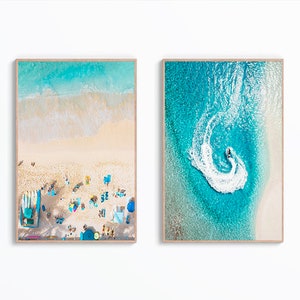 Set Of 2 Beach Printable Wall Art, Coastal Photography, Ocean Wall Decor, Coastal Printable, Beach Digital Download, Beach Prints Wall Art