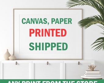 Beach Canvas Wall Art, Paper or Wrapped Canvas Print, Shipped,