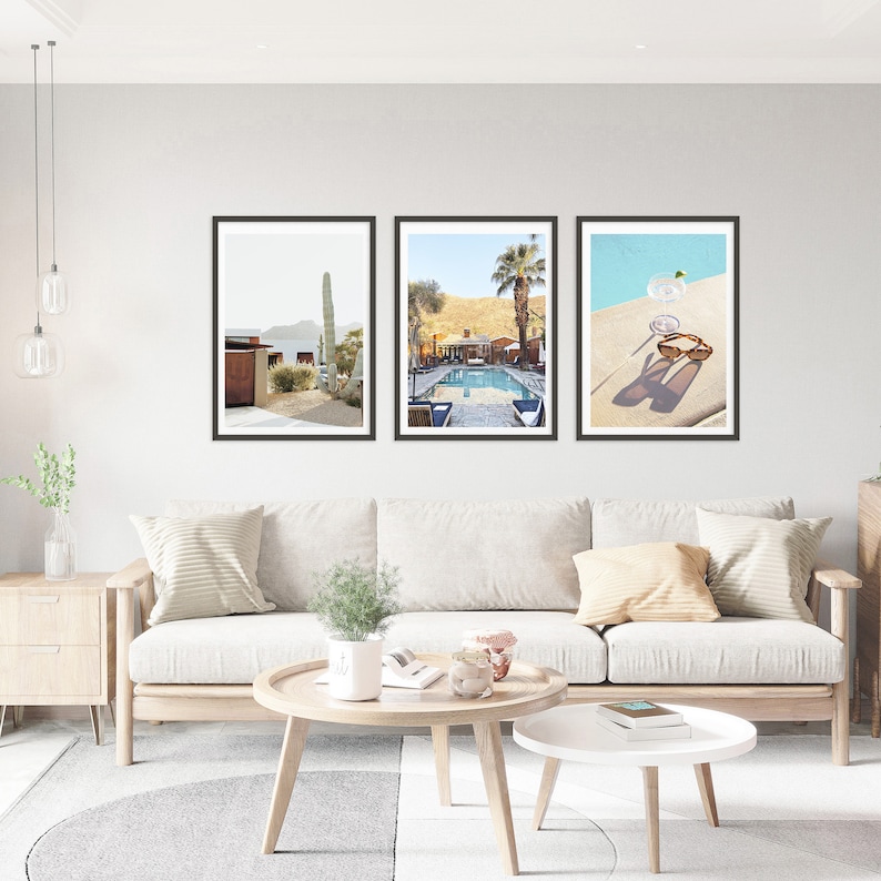 Set of 35 Palm Springs Wall Art Prints Palm Springs Print Etsy