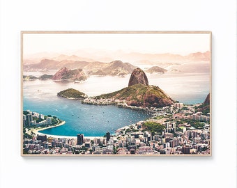 Rio de Janeiro Art Print, Brazil Print, Brazil Horizontal Print, Rio de Janeiro Wall Art, Rio de Janeiro Poster, South America Wall Decor