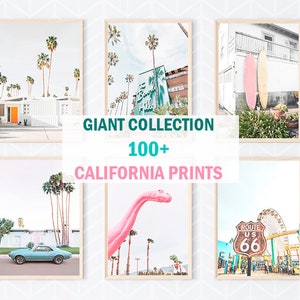 Set Of 100+ California Prints, California Wall Decor, California Photo, California Posters, California Travel Print, Coastal Print, Digital