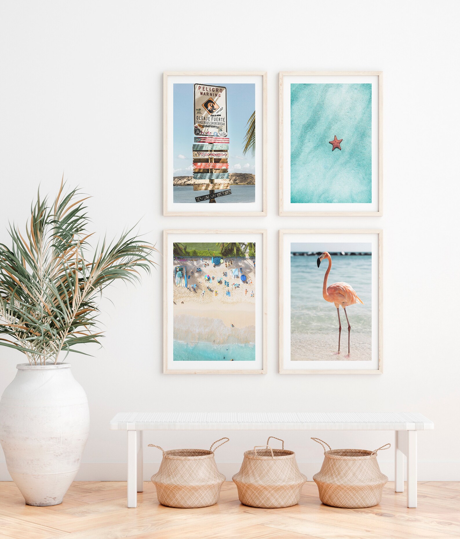 Set of 100+ Beach Printable Wall Art, Coastal Prints, Aerial Print — free download