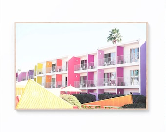 Palm Springs Wall Art Print, California Printable, Palm Spings Poster, Palm Springs Digital Download, California Wall Art, Palm Tree Print