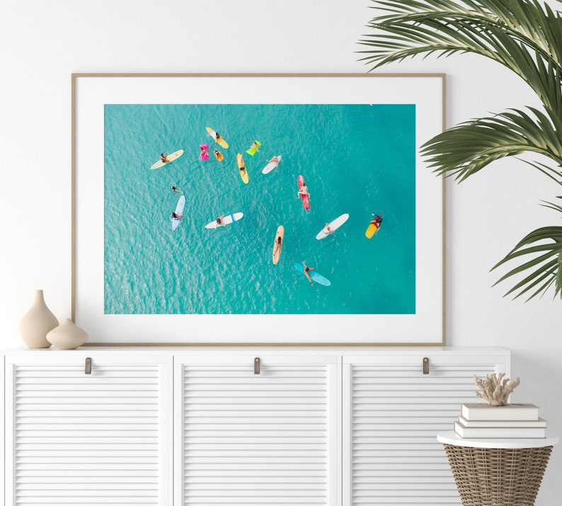 Set of 400 Horizontal Beach Wall Art Prints, Landscape Beach Prints, Boho Surf Prints, California Print, Ocean Photography, Aerial Print Art image 7