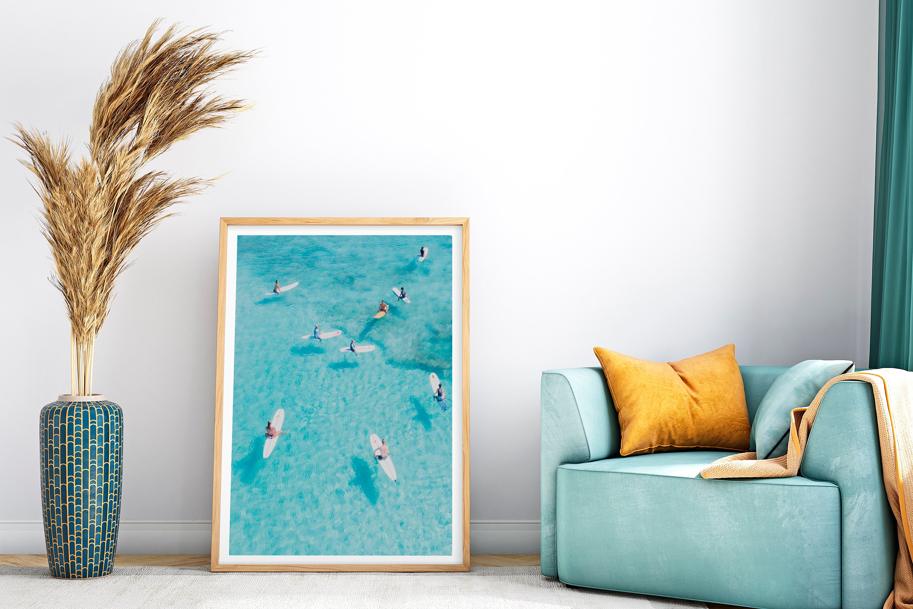 Set of 2 Aerial Beach Wall Art Prints Beach Prints Coastal Etsy