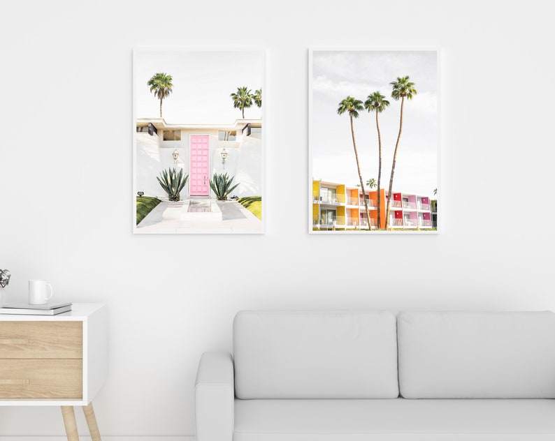 Set of 35 Palm Springs Wall Art Prints Palm Springs Print Etsy