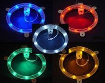 2 LED lights for cornhole boards, choice of 5 colors - fast shipping!