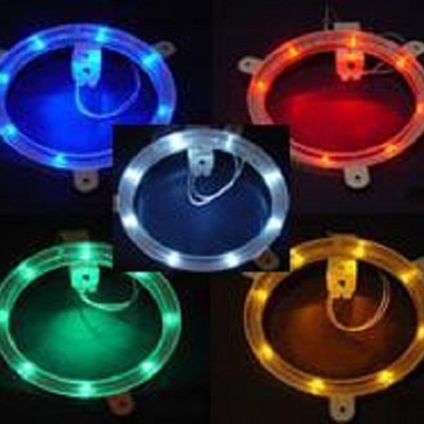 2 LED lights for cornhole boards, choice of 5 colors - fast shipping!