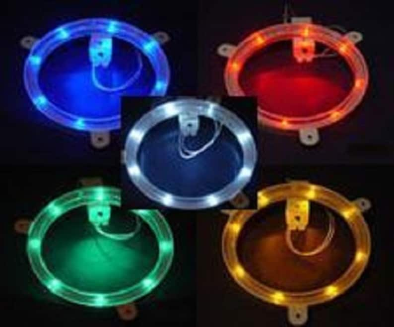 2 LED lights for cornhole boards, choice of 5 colors fast shipping image 1