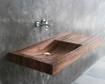 Wood sink, washbasin