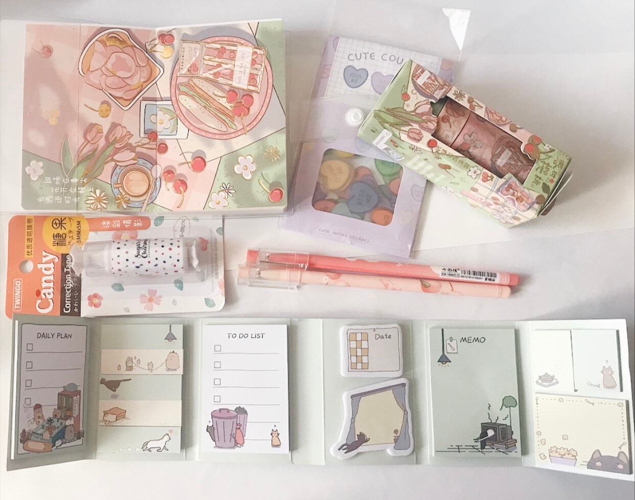 Kawaii Stationary box Kawaii gift box Cute stationary box Etsy