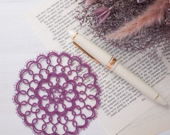 Tatting Pattern Rosette Doily [PDF file Downlode]