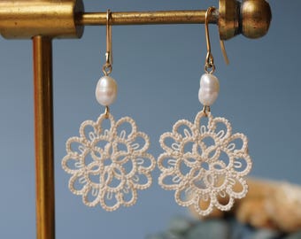 Tatting lace Pattern dandelion[PDF file Downlode]