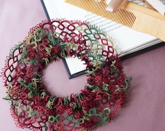 Tatting lace Pattern Scrunchie[PDF file Downlode]