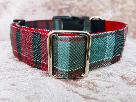 Gordon tartan hotsell dog collar