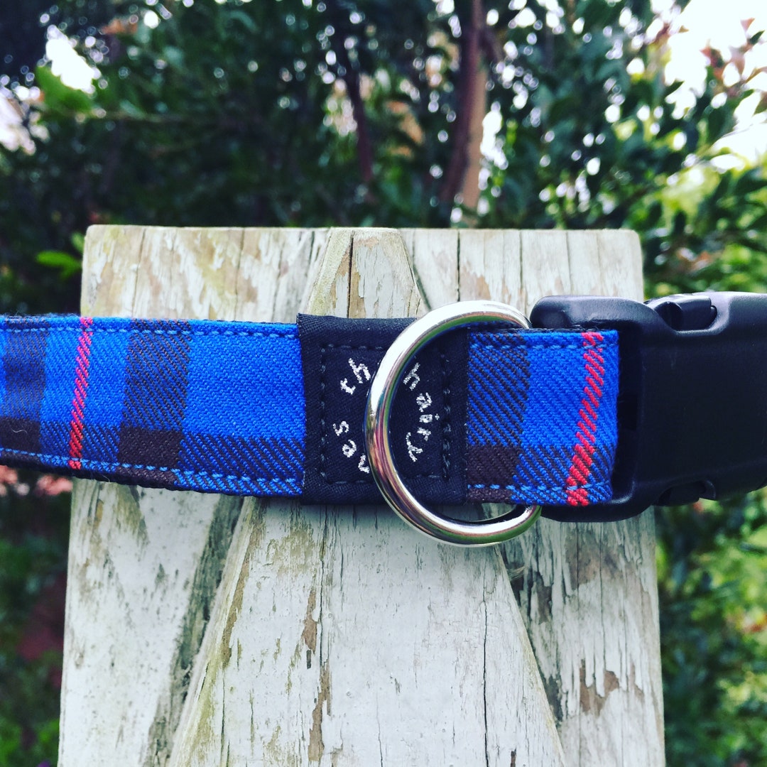 Elliot Tartan Adjustable Dog Collar Etsy