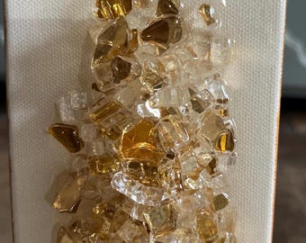 Glass Christmas Tree Gold