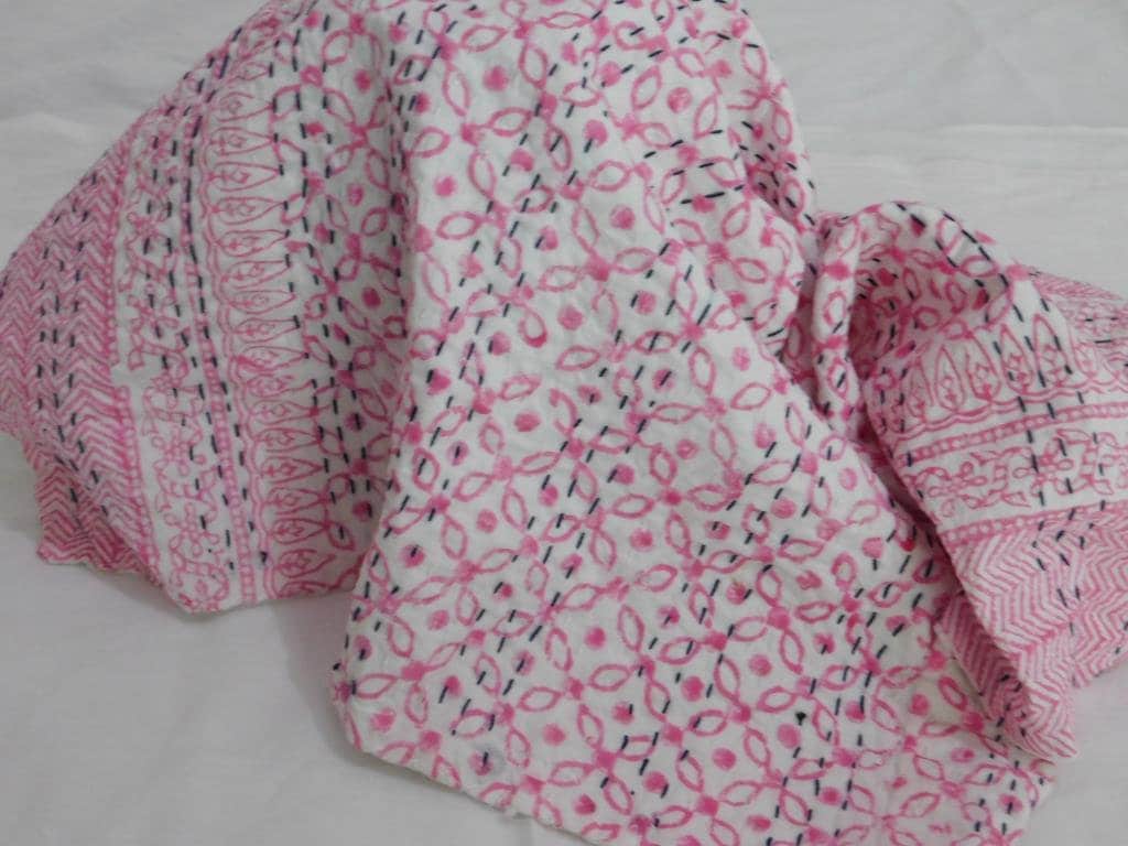 Handmade Kantha Quilt Kantha Bedspread Indian Kantha Throw | Etsy