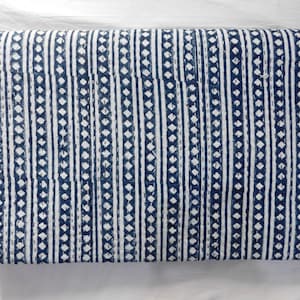 Indian Handmade Kantha Quilt Kantha Bedspread Throw Cotton Kantha Bedcover , 100% cotton Bedding Queen Kantha Or Twin Kantha Quilt