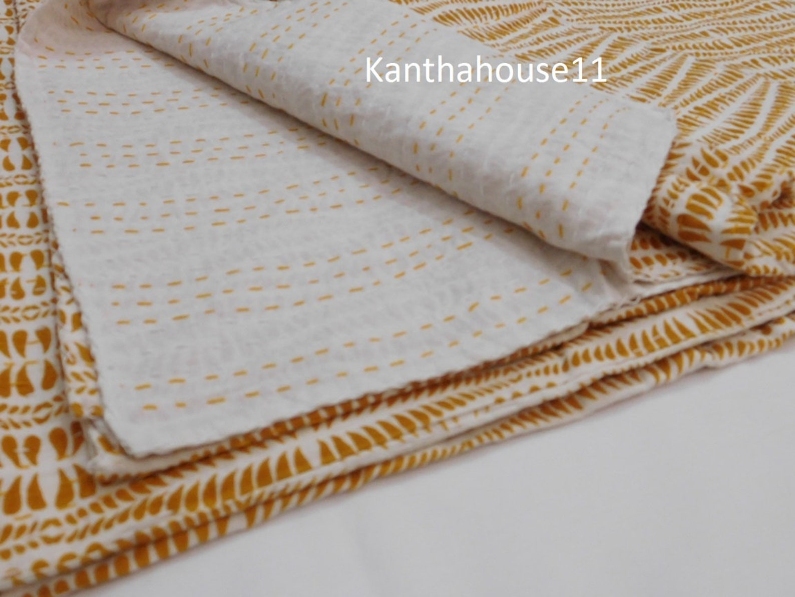 Lightweight Cotton Kantha Quilt