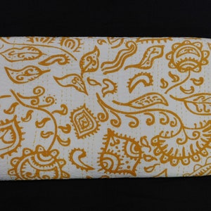 Indischer Kantha Quilt HandgemachtEr Kantha Bettüberwurf Baumwolldecke Gudari Queen and Twin Size Kantha Quilt