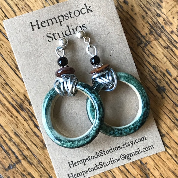 Pottery Earrings Etsy