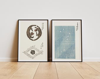 Taguchi Tomoki japanskt träsnitt: Minimalistisk Wabi-Sabi-konst (digital nedladdning)