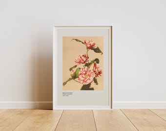 Ogawa Kazumasa Kamelior Tryck: Vintage japansk träsnittskonst (digital nedladdning)