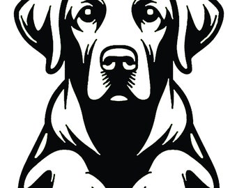 Labrador Metal wall art-Labrador1