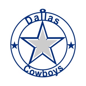Dallas Cowboys 3D multi layer metal art