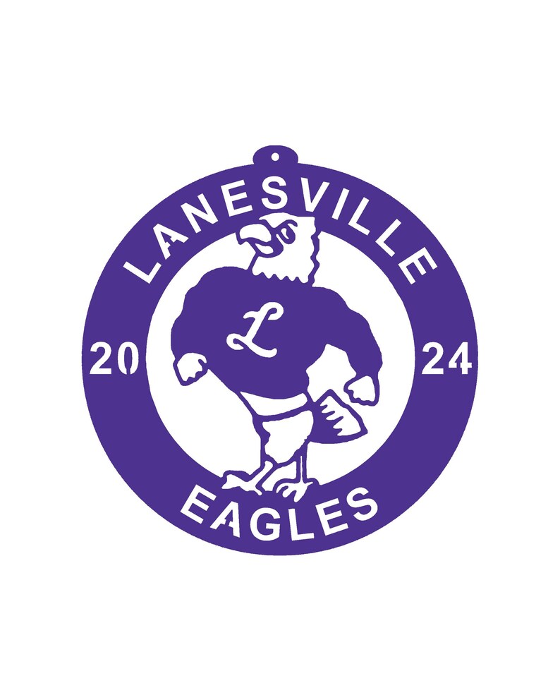 Lanesville Eagles HS Metal Wall Art. Lanesville1 Etsy