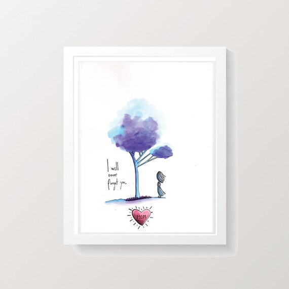 Motherless Daughter Gift Printable Instant Download Wall Etsy