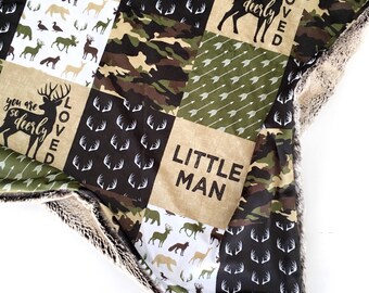 camo swaddle blanket