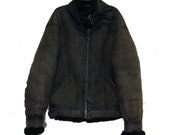 Rare 50 39 s 60 39 s AVIREX B3 Leather Bomber Jacket Vtg Type B-3 U.S.A.A.F Military Sheepskins Shearling Us Air Force made in USA