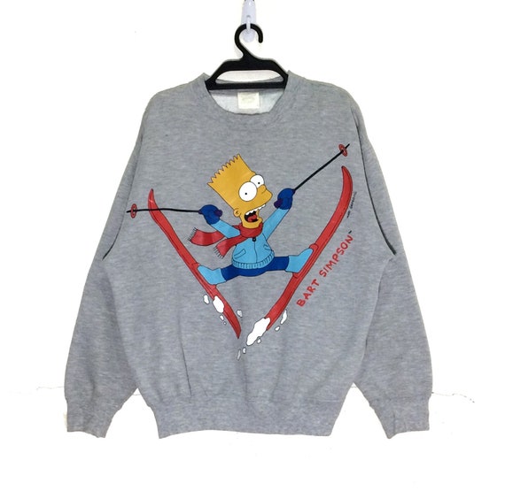 bart simpson crewneck sweatshirt