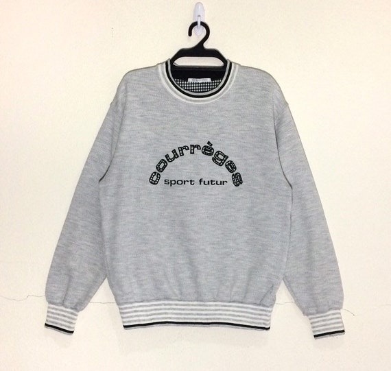 Rare!!! Vintage Courreges Paris Sweatshirt pullove