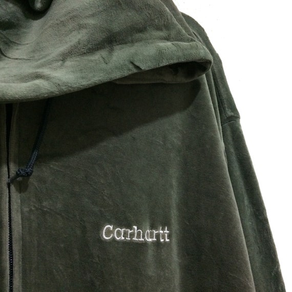 Rare!!! Vintage Carhartt Velvet Jacket Vtg CARHAR… - image 2